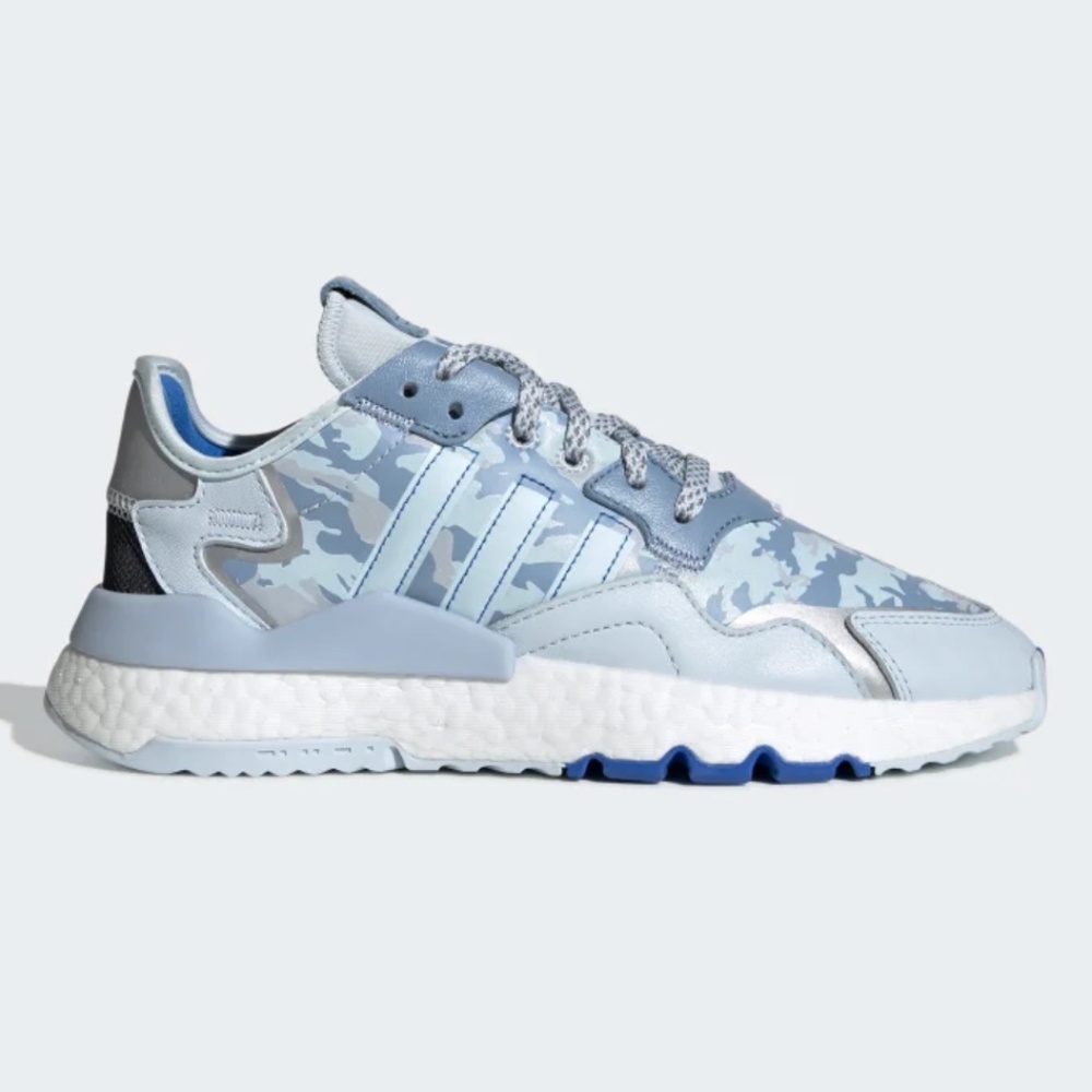 Adidas Nite Jogger Retro blue camo shoes NWT
